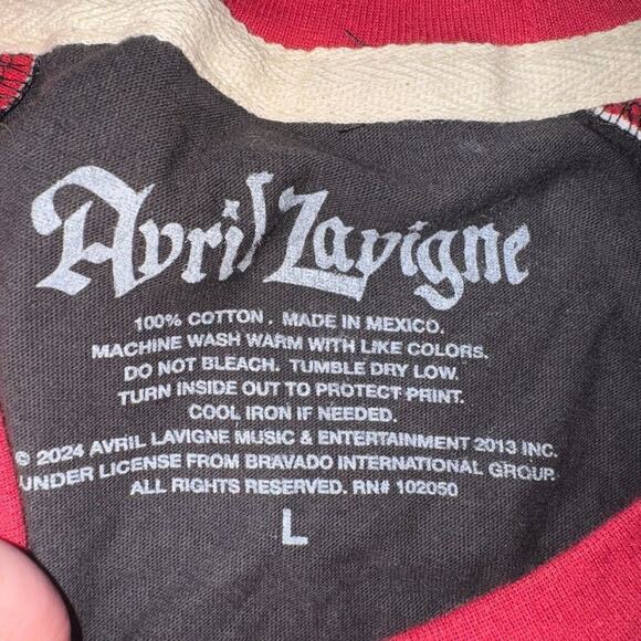 AVRIL LAVIGNE Under My Skin 20th Anniversary Tee, Size Large, New w/o Tag - Picture 5 of 5